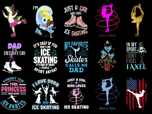 15 figure skating shirt designs bundle for commercial use part 3, figure skating t-shirt, figure skating png file, figure skating digital file, figure skating gift, figure skating download, figure skating design