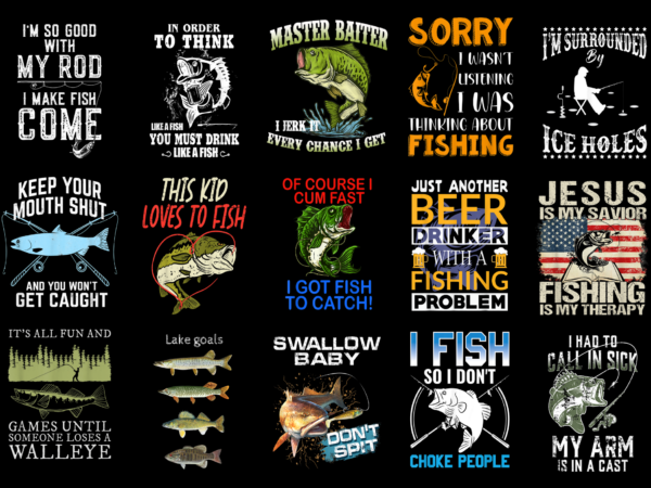 15 fishing shirt designs bundle for commercial use part 3, fishing t-shirt, fishing png file, fishing digital file, fishing gift, fishing download, fishing design