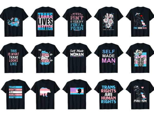 15 transgender shirt designs bundle for commercial use part 4, transgender t-shirt, transgender png file, transgender digital file, transgender gift, transgender download, transgender design