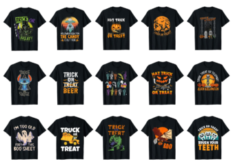 15 Trick or Treat shirt Designs Bundle For Commercial Use Part 5, Trick or Treat T-shirt, Trick or Treat png file, Trick or Treat digital file, Trick or Treat gift,