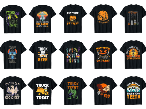 15 trick or treat shirt designs bundle for commercial use part 5, trick or treat t-shirt, trick or treat png file, trick or treat digital file, trick or treat gift,