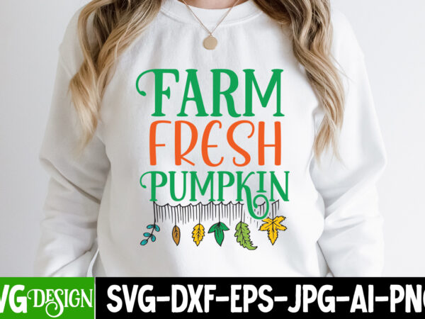 Farm fresh pumpkin t-shirt design