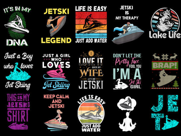 15 jet skiing shirt designs bundle for commercial use part 3, jet skiing t-shirt, jet skiing png file, jet skiing digital file, jet skiing gift, jet skiing download, jet skiing design