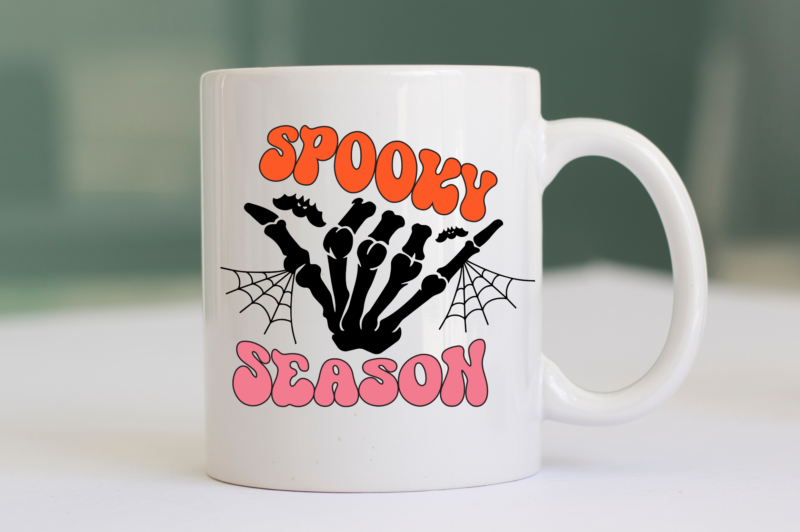 Retro Halloween Svg Bundle, Halloween T-shirt Bundle