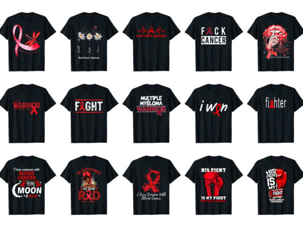 15 blood cancer awareness shirt designs bundle for commercial use part 4, blood cancer awareness t-shirt, blood cancer awareness png file, blood cancer awareness digital file, blood cancer awareness gift,