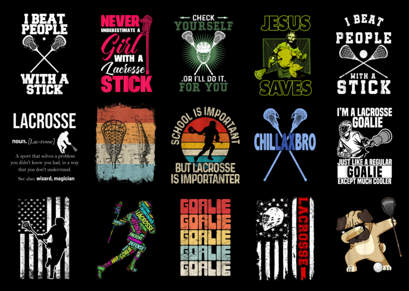 15 Lacrosse Shirt Designs Bundle For Commercial Use Part 3, Lacrosse T-shirt, Lacrosse png file, Lacrosse digital file, Lacrosse gift, Lacrosse download, Lacrosse design