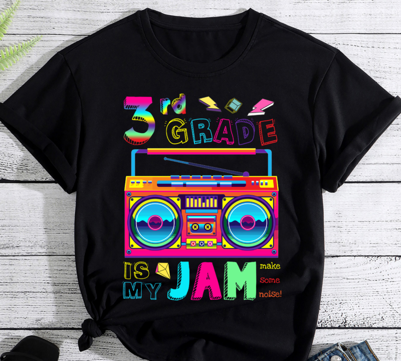 3rd Grade Is My Jam 80s Boombox Third Grade Back To School PC