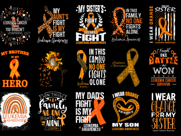 15 leukemia awareness shirt designs bundle for commercial use part 3, leukemia awareness t-shirt, leukemia awareness png file, leukemia awareness digital file, leukemia awareness gift, leukemia awareness download, leukemia awareness design