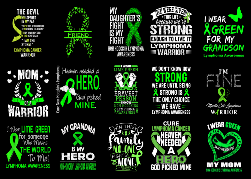 15 Lymphoma Awareness Shirt Designs Bundle For Commercial Use Part 3, Lymphoma Awareness T-shirt, Lymphoma Awareness png file, Lymphoma Awareness digital file, Lymphoma Awareness gift, Lymphoma Awareness download, Lymphoma Awareness design