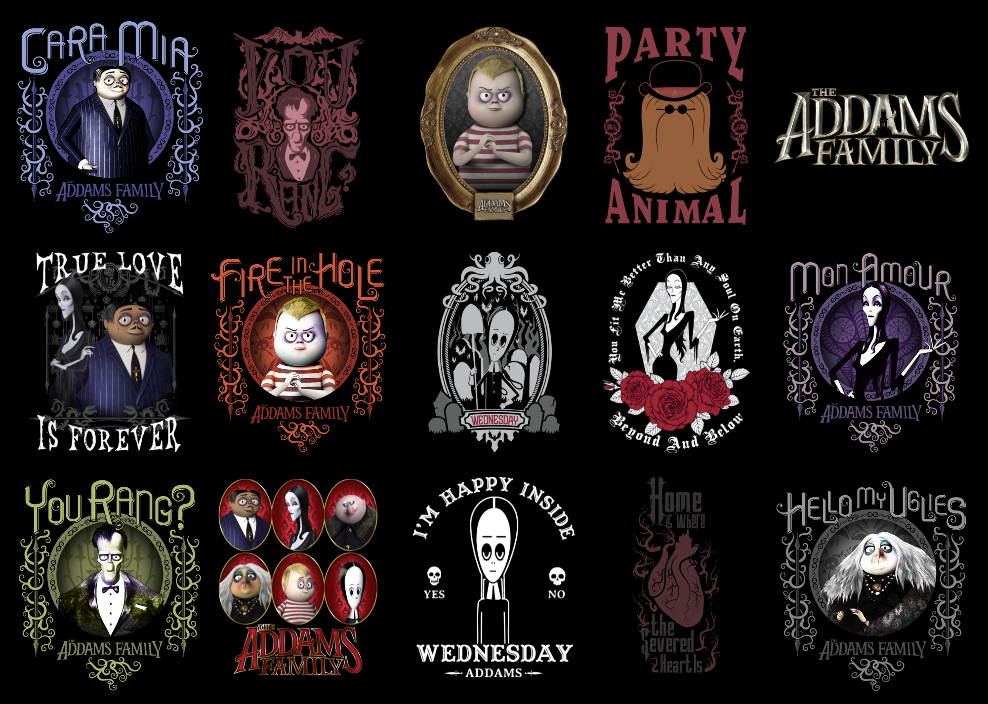 Wednesday Thing Sticker  Addams family characters, Halloween