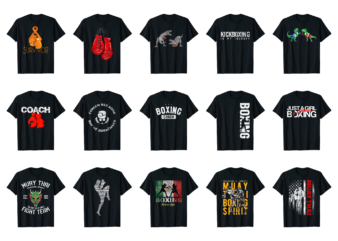 15 Boxing Shirt Designs Bundle For Commercial Use Part 4, Boxing T-shirt, Boxing png file, Boxing digital file, Boxing gift, Boxing download, Boxing design