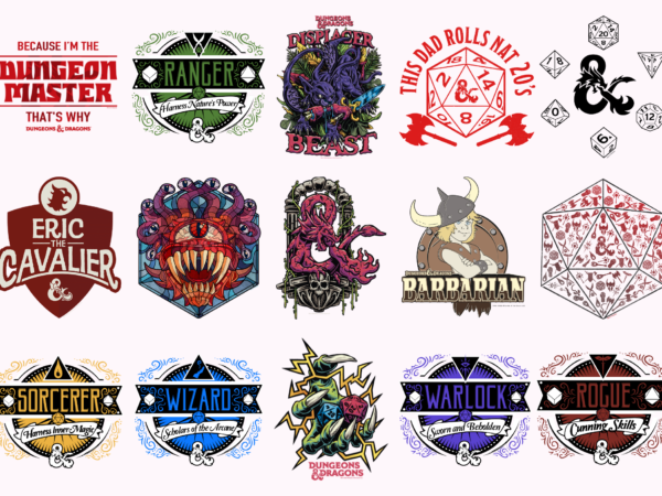 15 dungeons and dragons shirt designs bundle for commercial use part 6, dungeons and dragons t-shirt, dungeons and dragons png file, dungeons and dragons digital file, dungeons and dragons gift,
