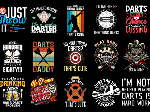 15 darts shirt designs bundle for commercial use part 3, darts t-shirt, darts png file, darts digital file, darts gift, darts download, darts design