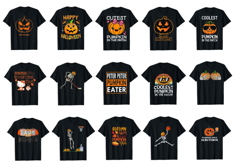 15 Pumpkin shirt Designs Bundle For Commercial Use Part 3, Pumpkin T-shirt, Pumpkin png file, Pumpkin digital file, Pumpkin gift, Pumpkin download, Pumpkin design