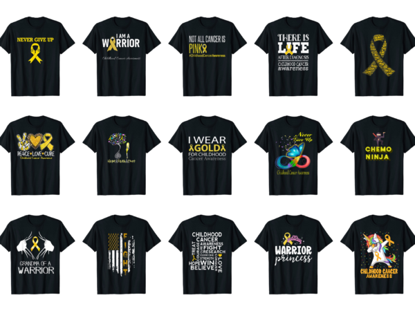 15 childhood cancer awareness shirt designs bundle for commercial use part 4, childhood cancer awareness t-shirt, childhood cancer awareness png file, childhood cancer awareness digital file, childhood cancer awareness gift,