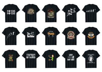 15 Darts Shirt Designs Bundle For Commercial Use Part 4, Darts T-shirt, Darts png file, Darts digital file, Darts gift, Darts download, Darts design