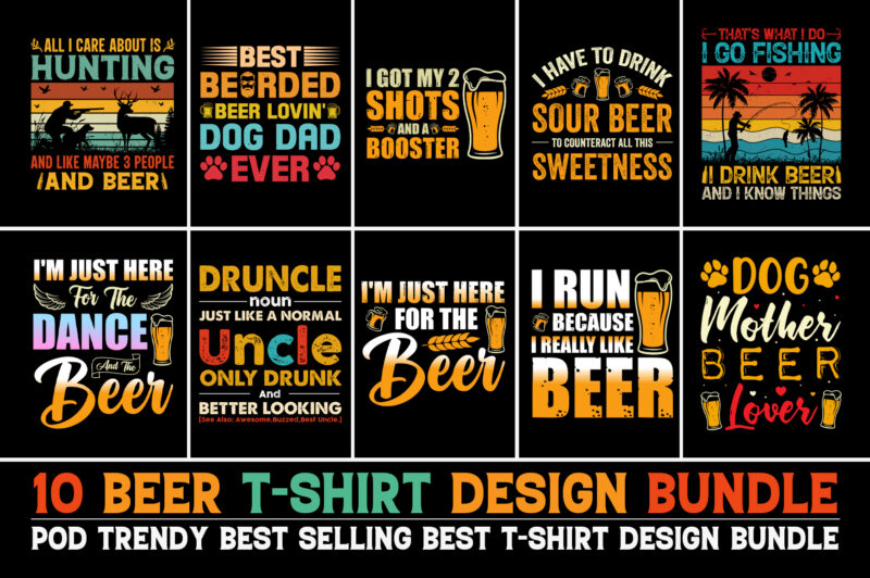 100 T-Shirt Design Bundle 5