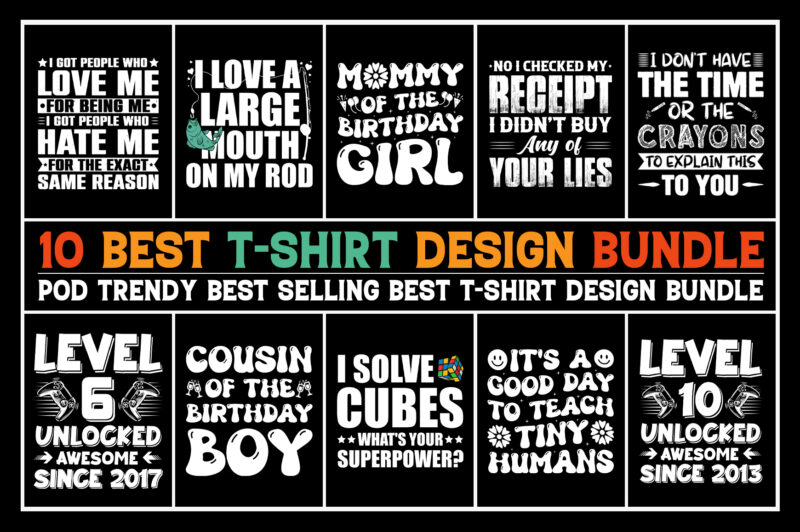 Best T-Shirt Design Bundle