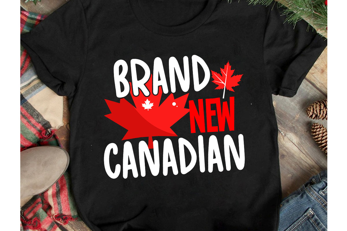 Brand New Canadian T-Shirt Design, Brand New Canadian Vector T-Shirt ...