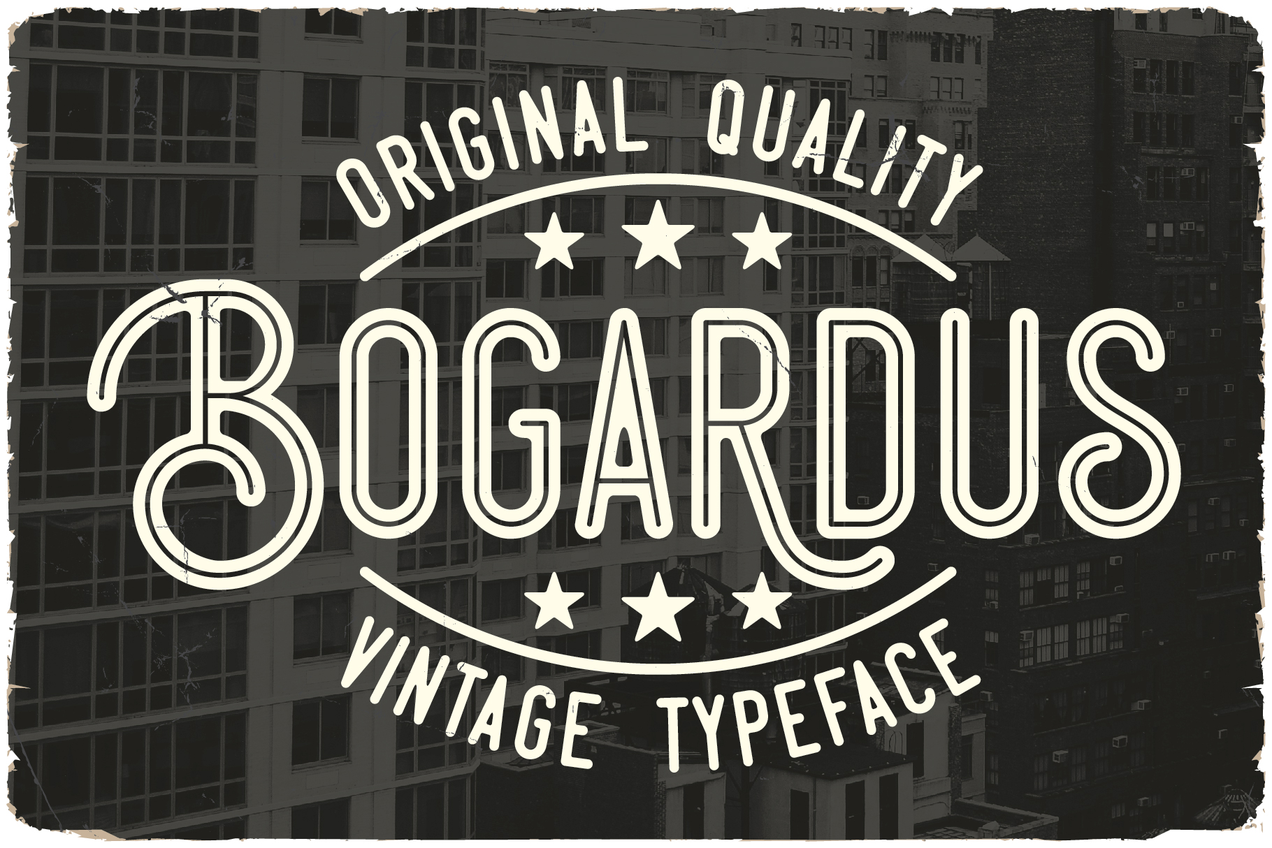 Bogardus vintage font and 4 t-shirt designs - Buy t-shirt designs