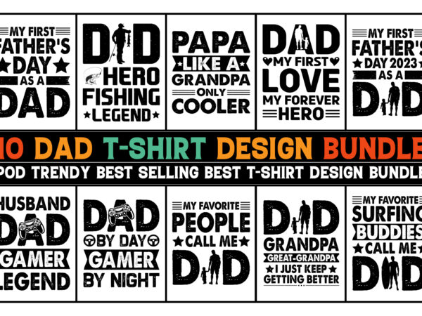 Dad t-shirt design bundle