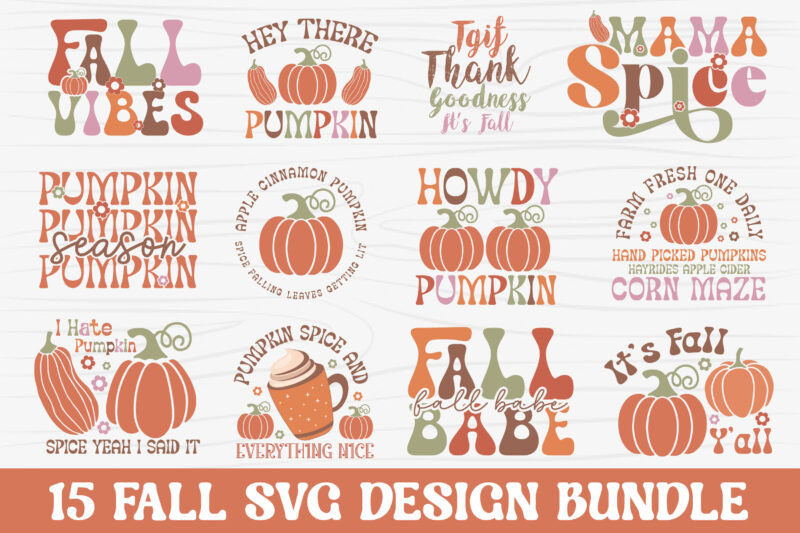 Fall Svg Design Bundle