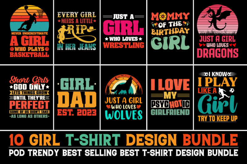 100 T-Shirt Design Bundle 2