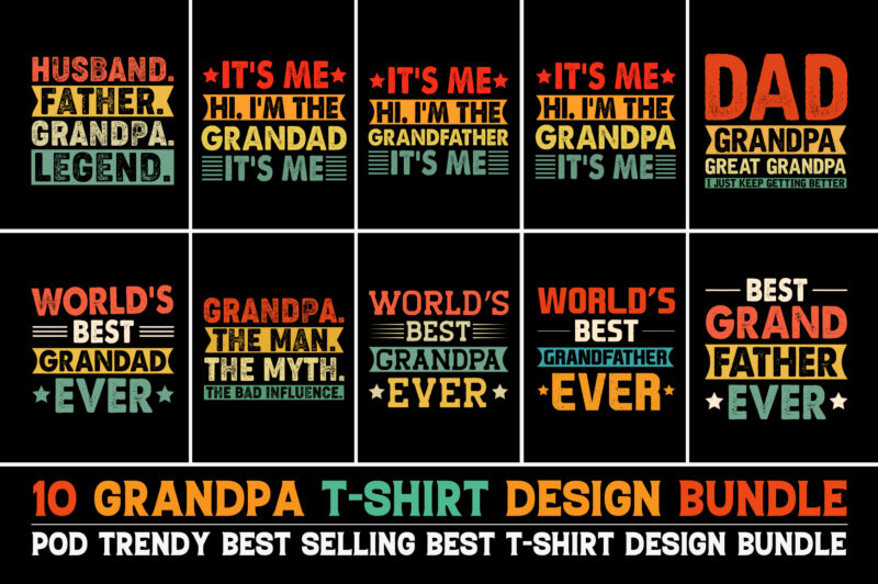 100 T-Shirt Design Bundle 5