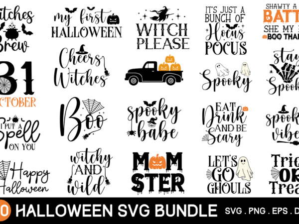 Halloween svg bundle, halloween t-shirt bundle