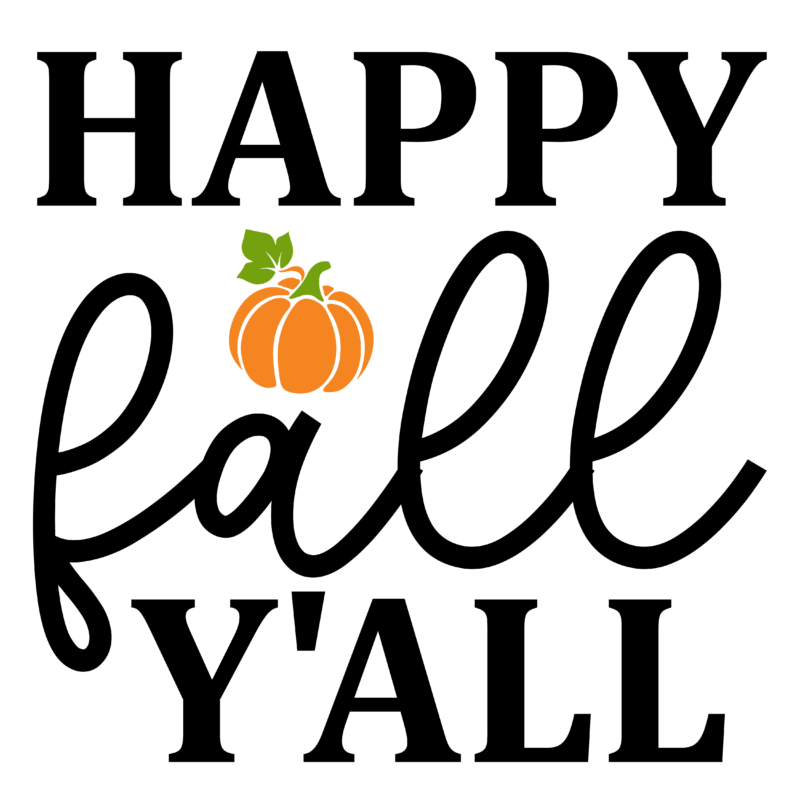 Happy fall yall tshirt design