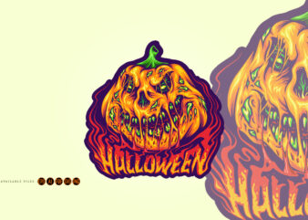 Haunting jack-o-lantern pumpkin revenge