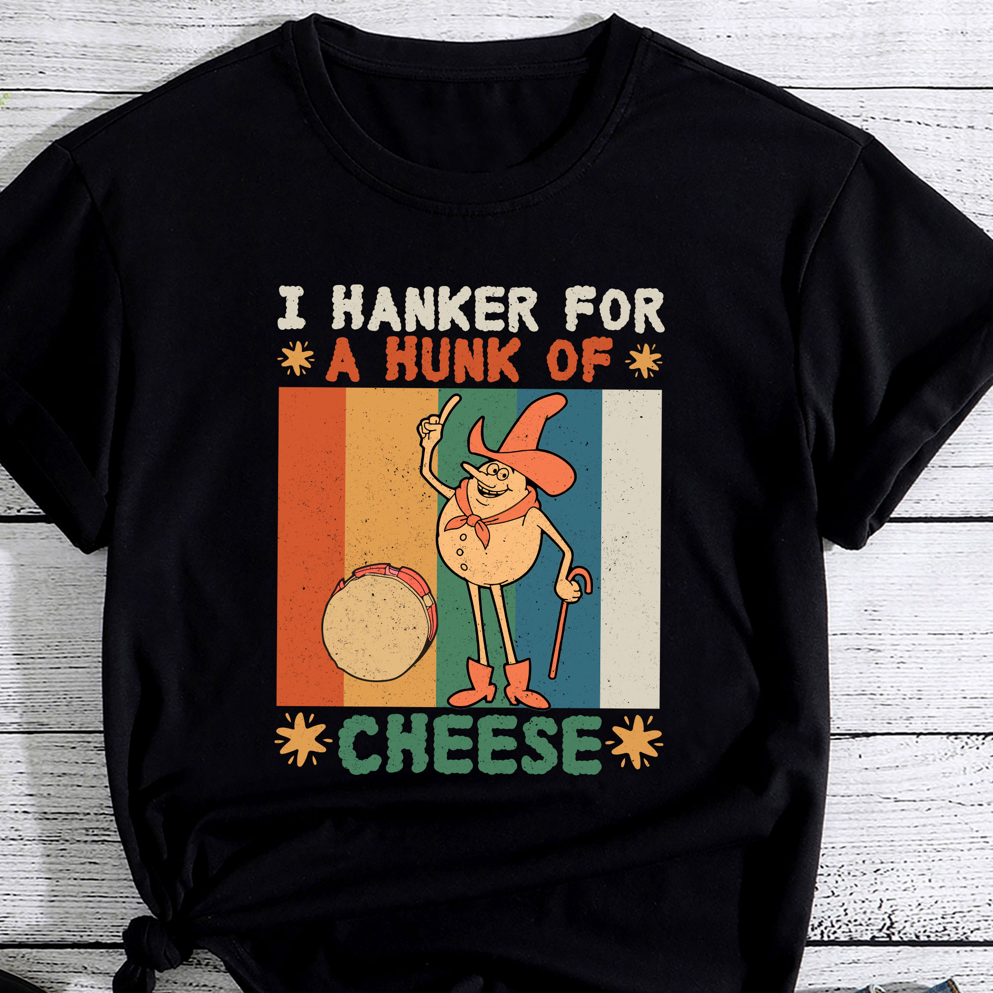 I Hanker For A Hunk Of Cheese Retro PC - Buy T-shirt Designs