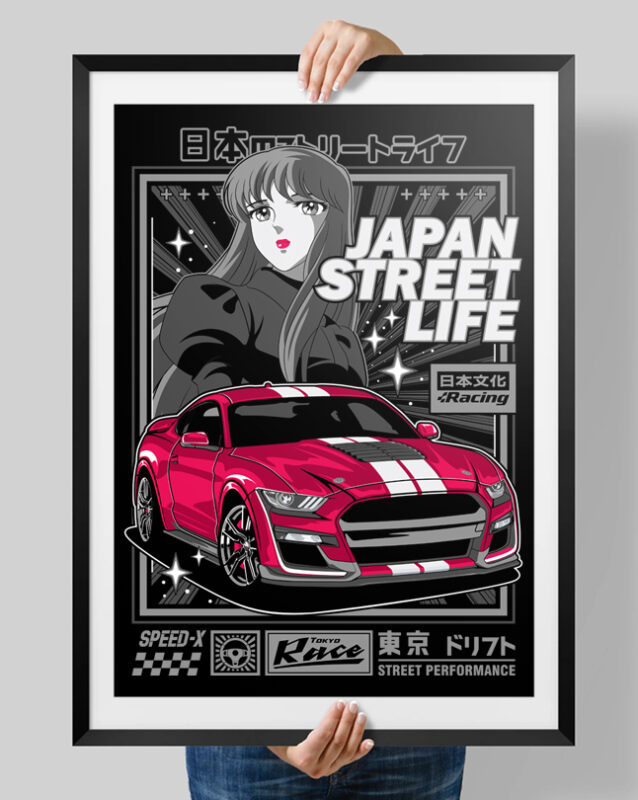 CAR T-SHIRT DESIGN BUNDLE part 4 – JDM Street Wear