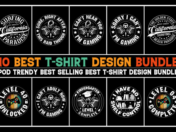 Logo t-shirt design bundle