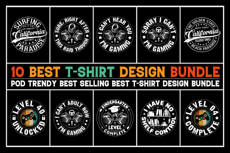 Logo T-Shirt Design Bundle