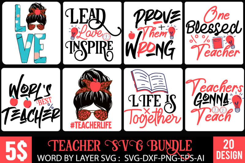 Teacher T-Shirt Design Mega Bundle, Best Selling 160 t-SHirt Design,Back to School Mega Bundle, Teacher T-Shirt Design Bundle,Teacher SVG Bundle,Back to School SVG bUndle, Back to School T-Shirt Design Bundle