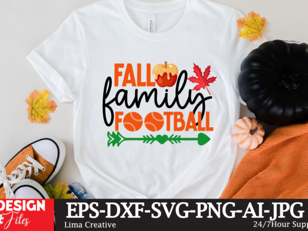 Fall familly football t-shirt design,fall t-shirt design, fall t-shirt designs, fall t shirt design ideas, cute fall t shirt designs, fall festival t shirt design ideas, fall harvest t shirt