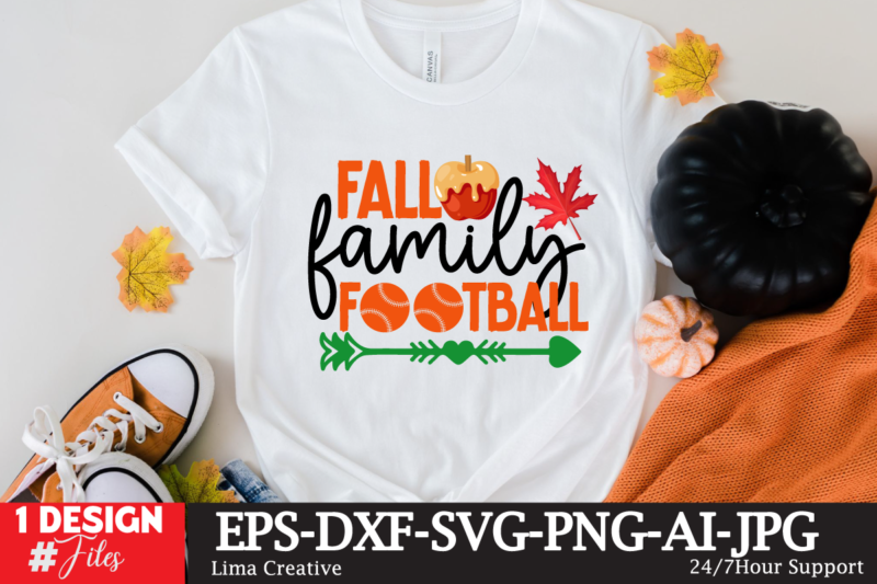 Fall Familly Football T-shirt Design,fall t-shirt design, fall t-shirt designs, fall t shirt design ideas, cute fall t shirt designs, fall festival t shirt design ideas, fall harvest t shirt