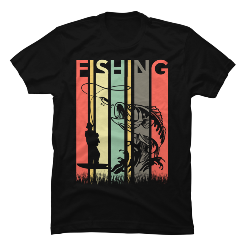 12 Fishing shirt Designs Bundle For Commercial Use Part 14
