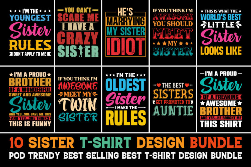 100 T-Shirt Design Bundle 6