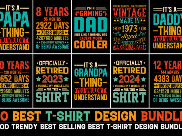 T-shirt design bundle