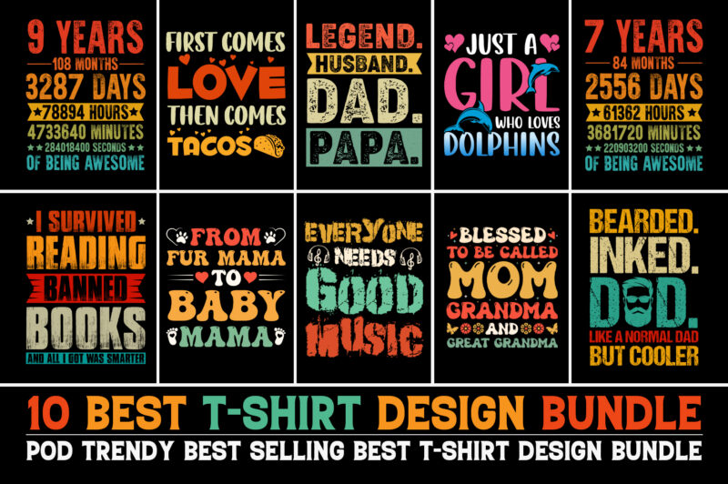 T-Shirt Design Bundle