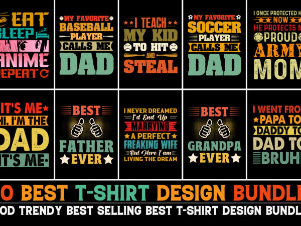 T-shirt design bundle