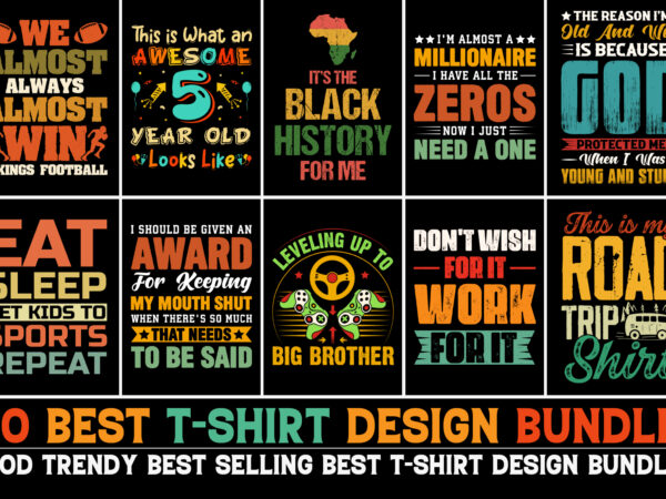 T-shirt design bundle