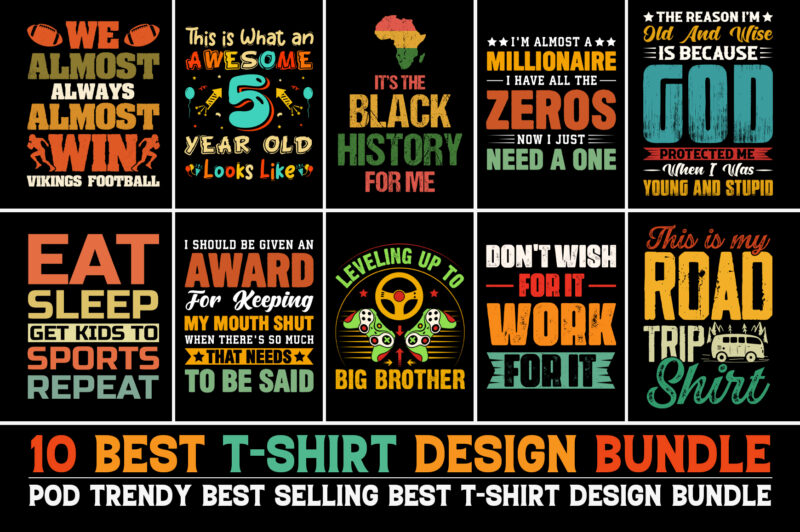 T-Shirt Design Bundle