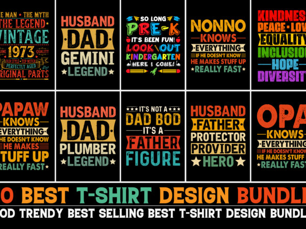 T-shirt design bundle