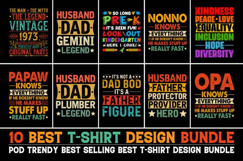 T-Shirt Design Bundle