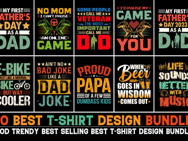 T-shirt design bundle