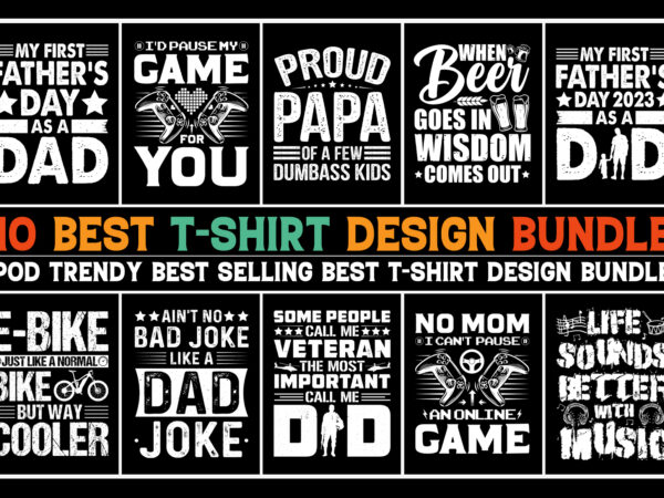 T-shirt design bundle