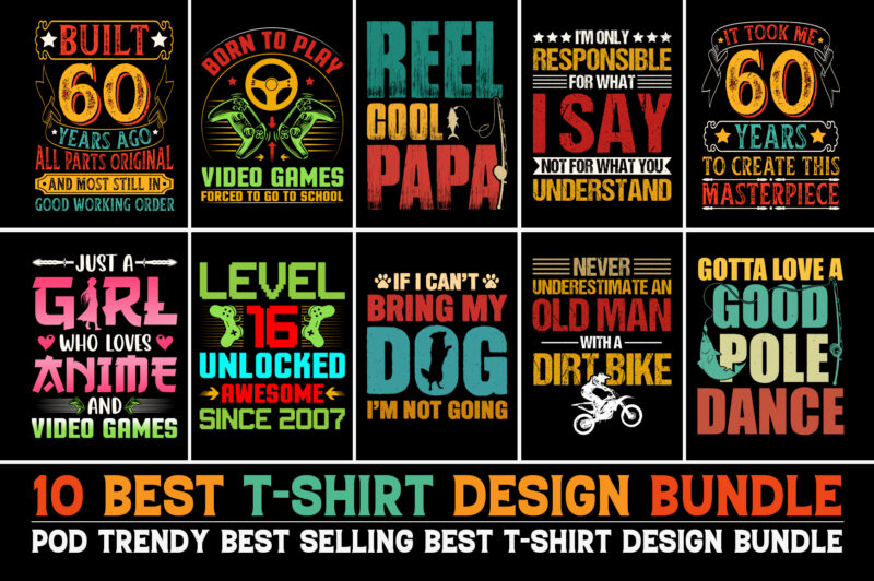 10 Unique Anime T-shirt Design Bundle Graphic by MERCH MARKET · Creative  Fabrica